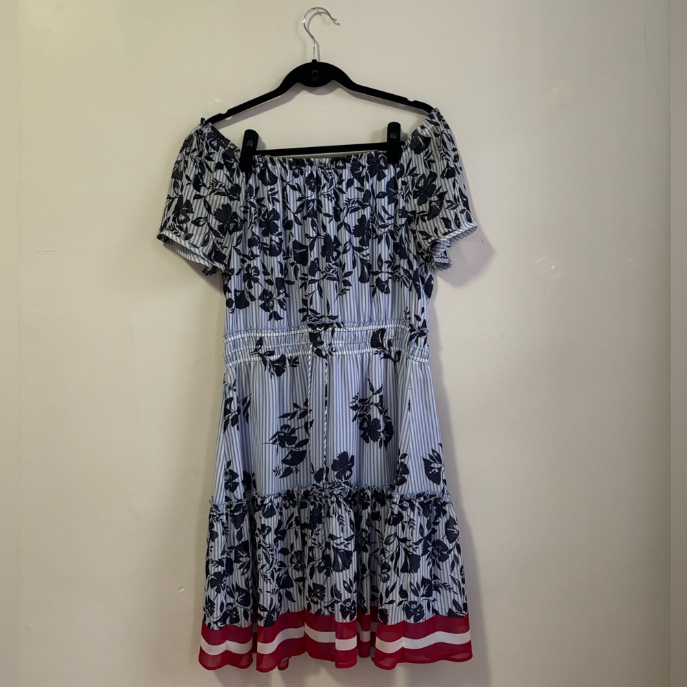 Tommy Hilfiger Strapless Striped Dress (size 10)